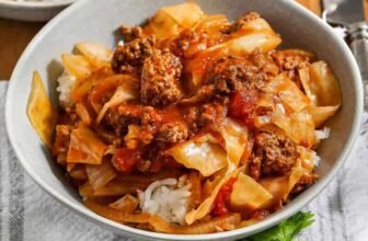 Floor Beef and Cabbage