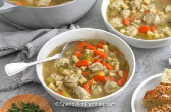 Hen Meatball Soup